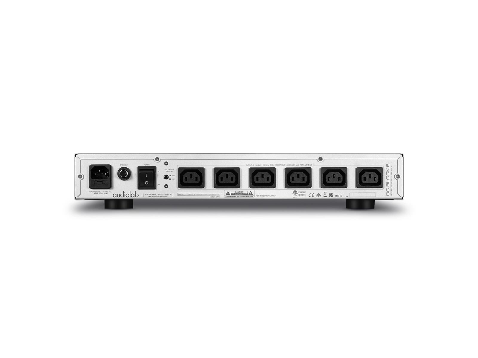 audiolab DC Block6 Netzfilter & Gleichstromblocker Silber
