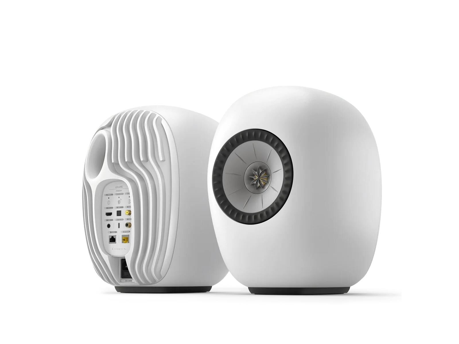 KEF LS LUXE Wireless HiFi Aktivlautsprecher (Paar) Mineral White