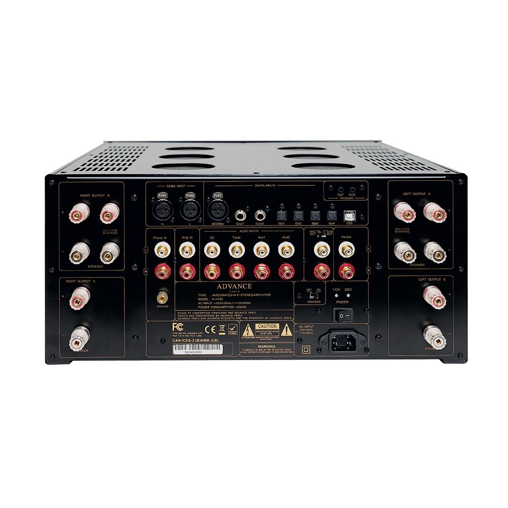 X-i1100-back Advance Paris X-i1100 schwarz
