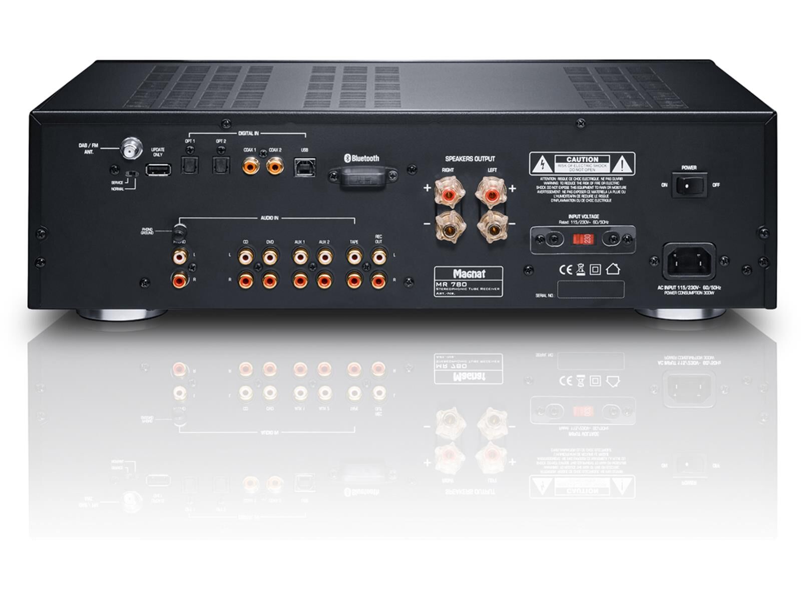 Magnat MR 780 High-End-Röhren-Hybridreceiver mit Bluetooth