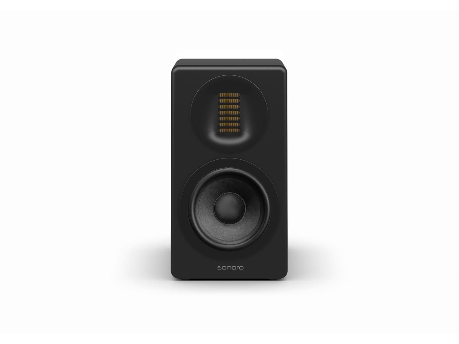 slim vorn schwarz.jpeg Sonoro Orchestra Slim (Gen.2) (Paarpreis) schwarz matt