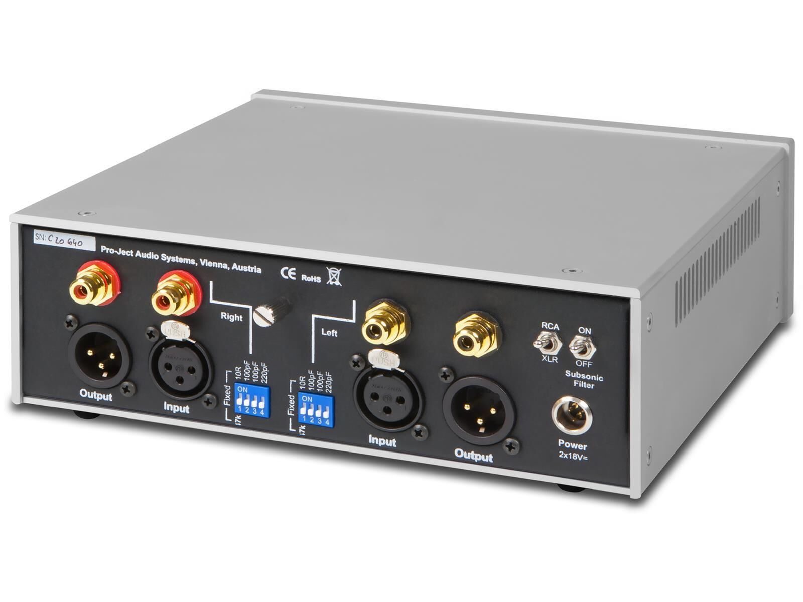 Pro-Ject Phono Box RS silber