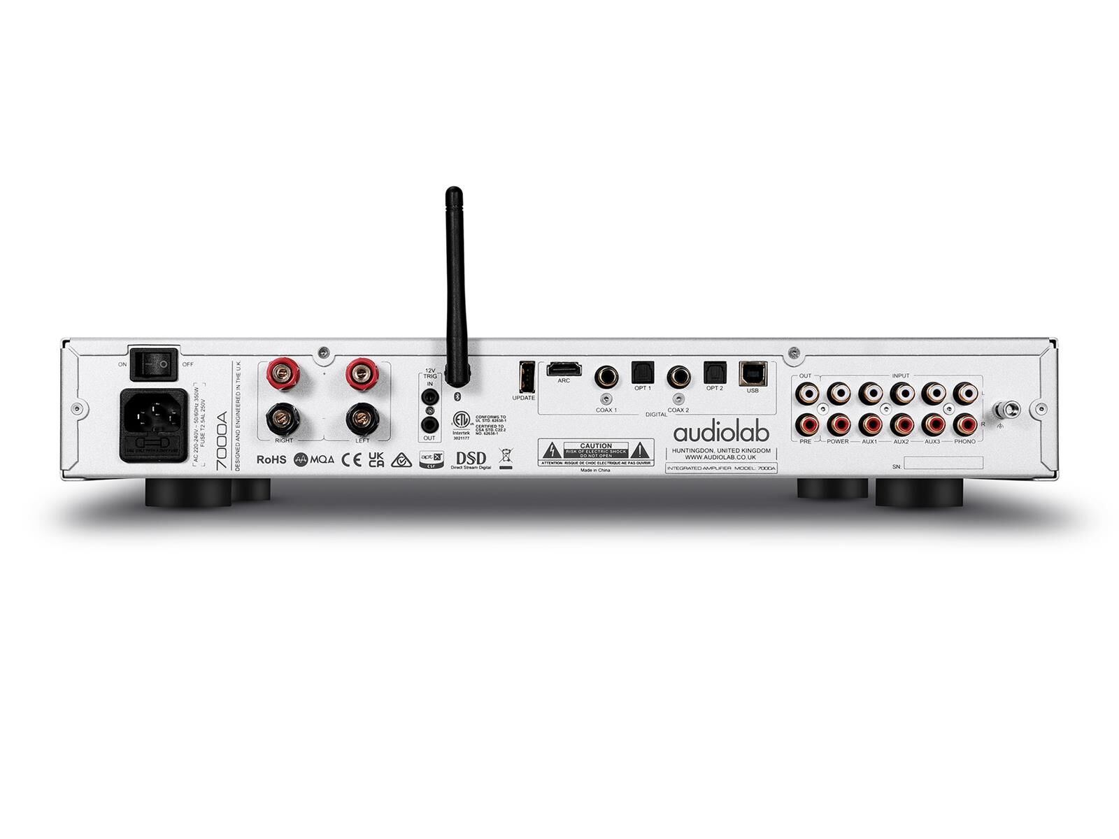 7000A-Standard-rear audiolab 7000A Vollverstärker Schwarz
