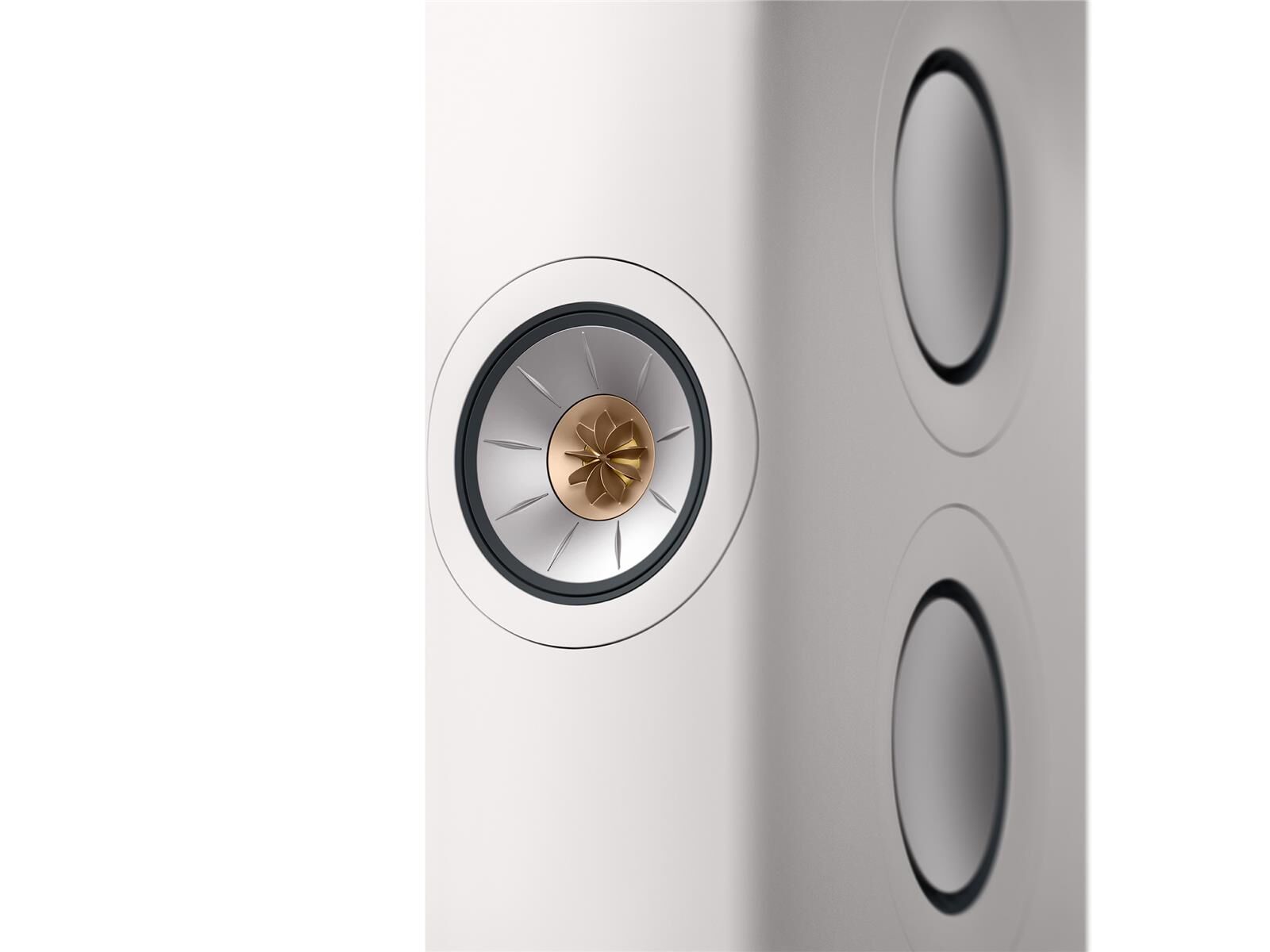 LS60 Wireless_driver_mineral white KEF LS60 wireless Standlautsprecher (Paarpreis) Mineral Weiß