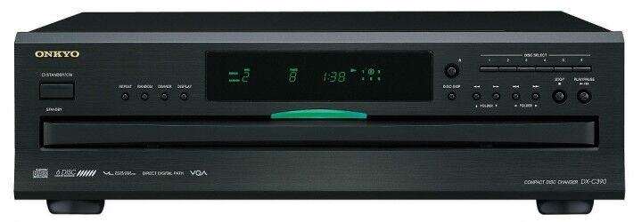 Onkyo DXC 390 6 Fach- CD-Wechsler schwarz