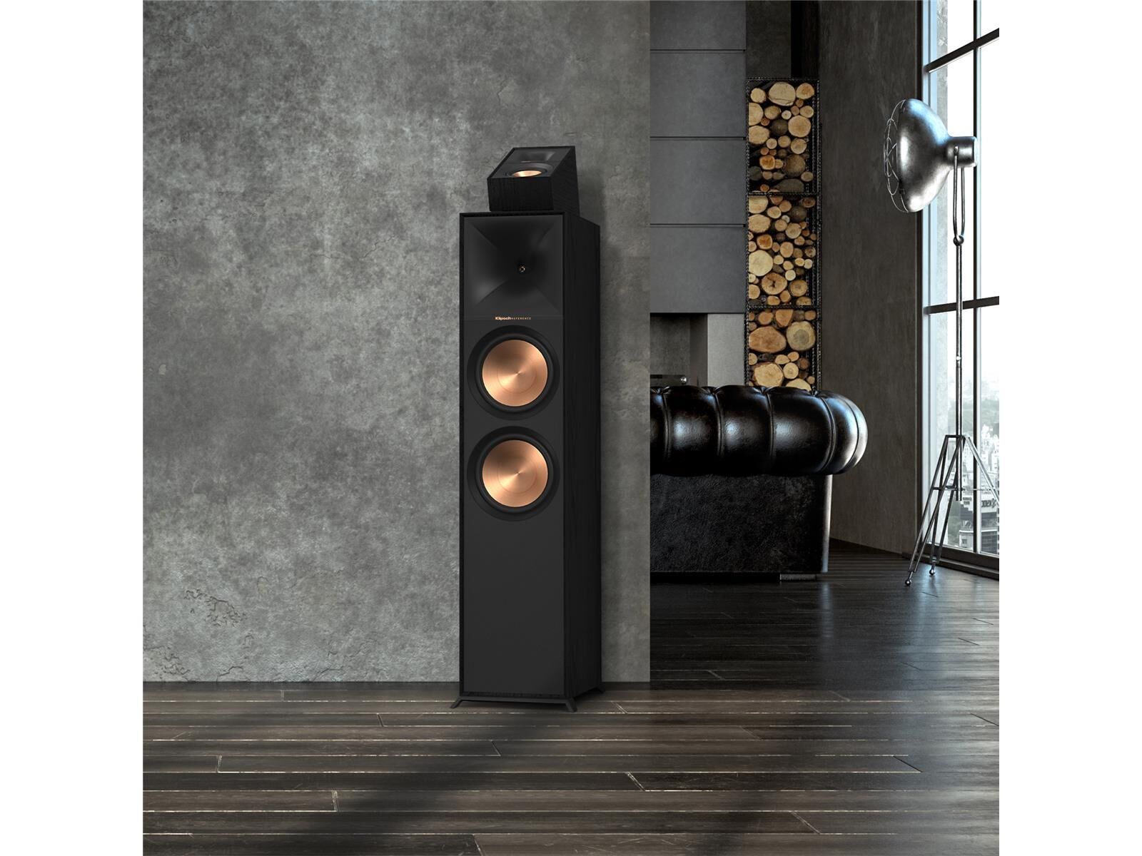 Klipsch R-800F Standlautsprecher (Stückpreis) schwarz