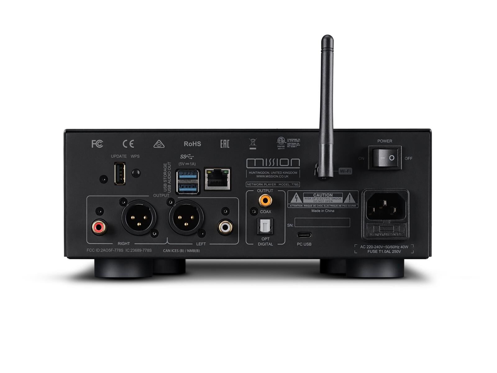 Mission 778S Streamer Schwarz