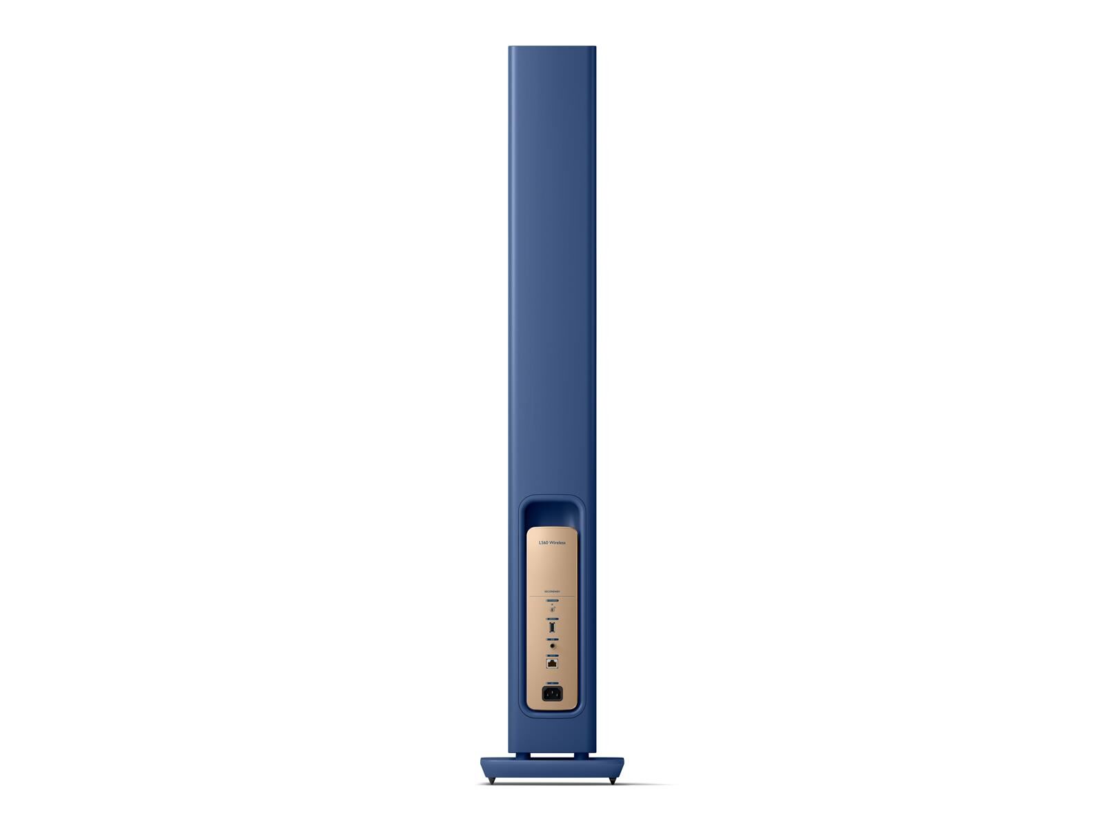 LS60 Wireless_Secondary_Back_royal blue KEF LS60 wireless Standlautsprecher (Paarpreis) Royal Blau