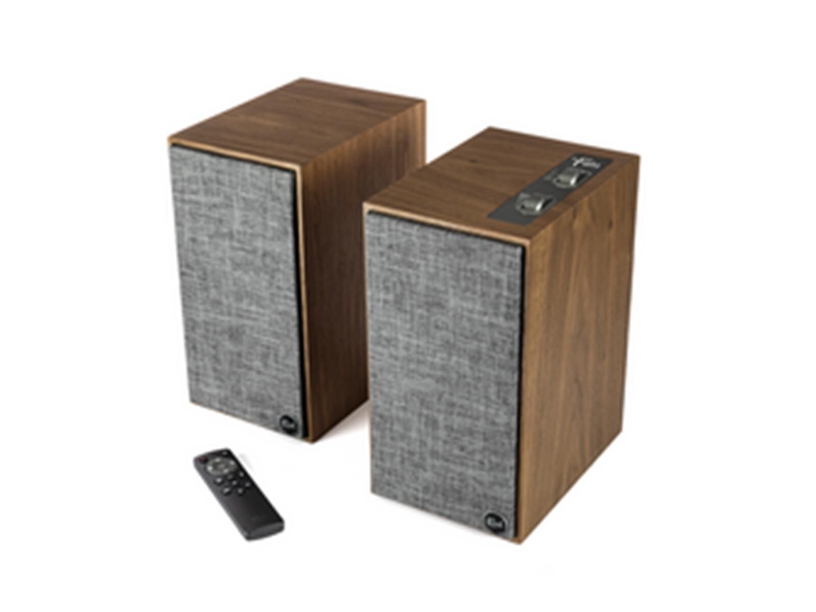 five7.png Klipsch The Fives Aktiv-Lautsprecher Walnuss