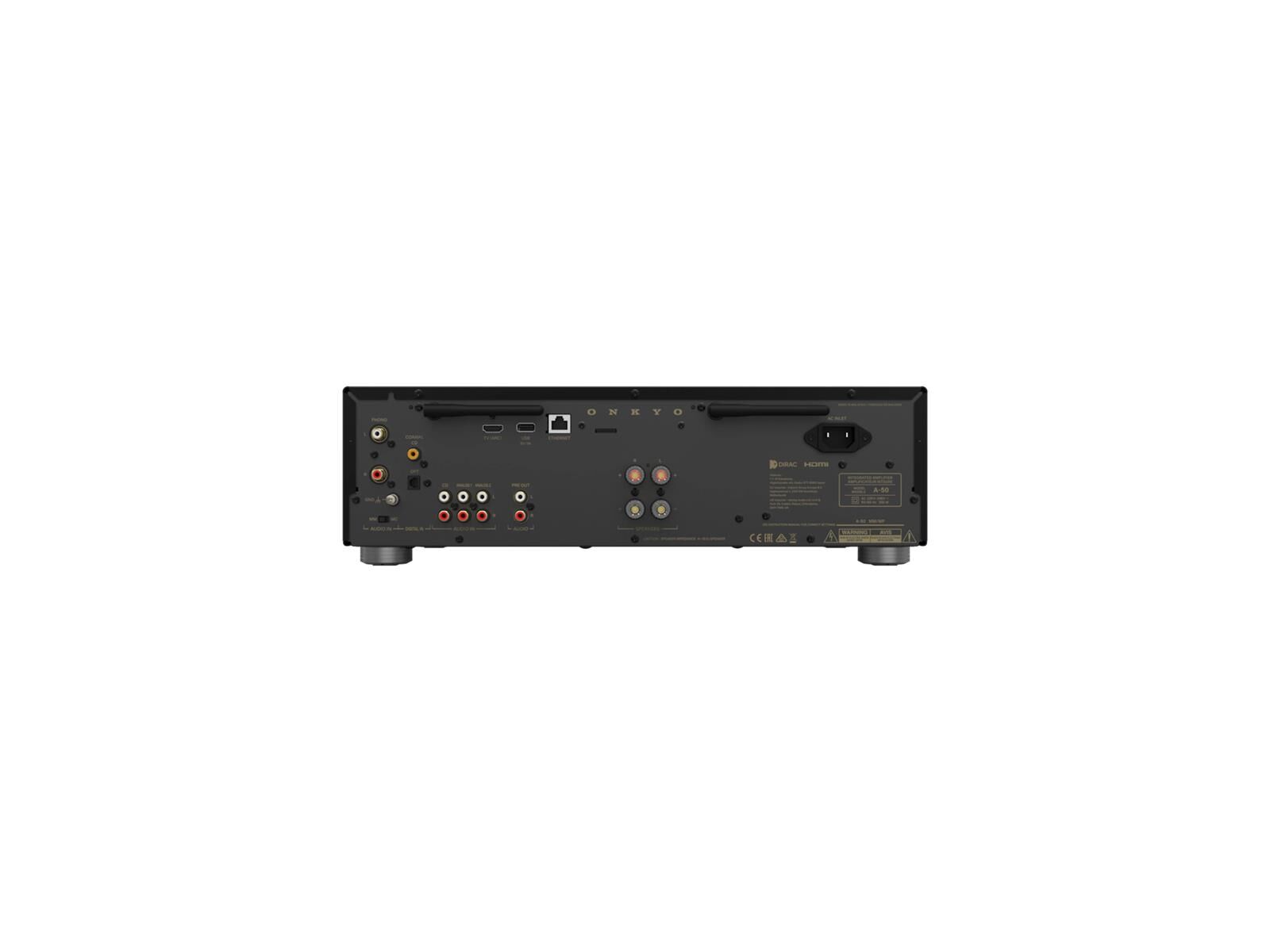 onkyo a50 hinten.png Onkyo A50 Netzwerkverstärker schwarz (Austeller)