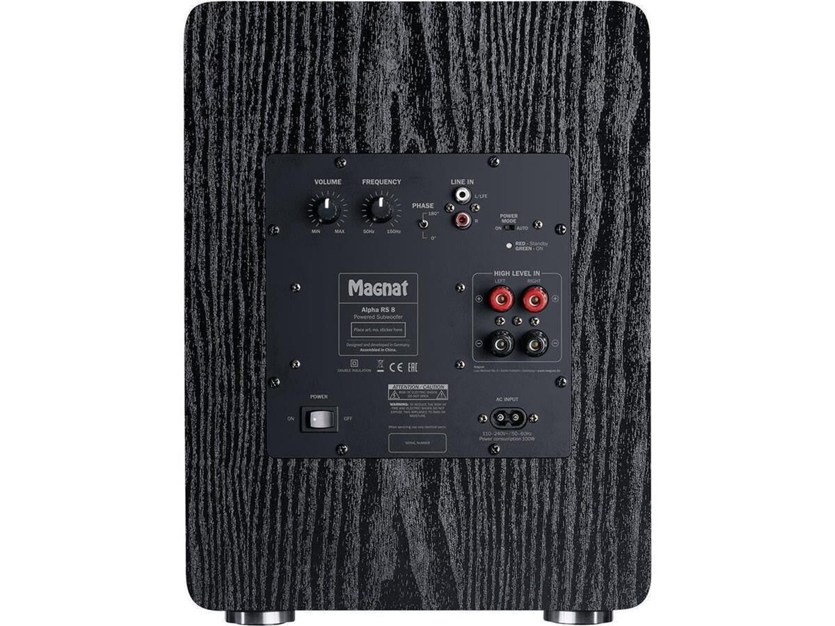 Magnat Alpha RS 8 schwarz