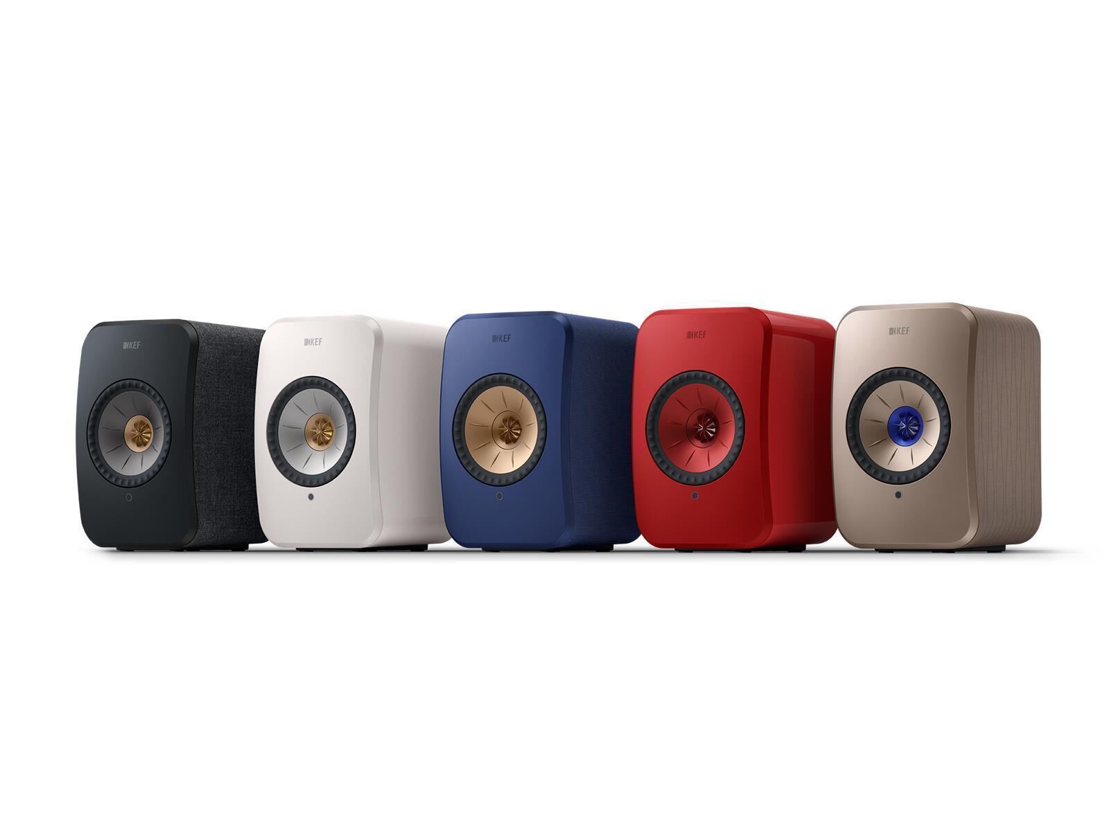 KEF LSX II WLAN- Lautsprecher Carbon schwarz (Set)