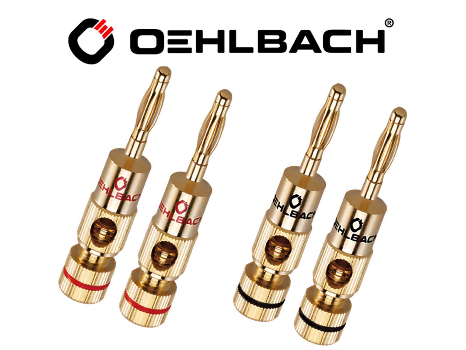 OEHLBACH Bananen-Stecker Banana B2 4er Set