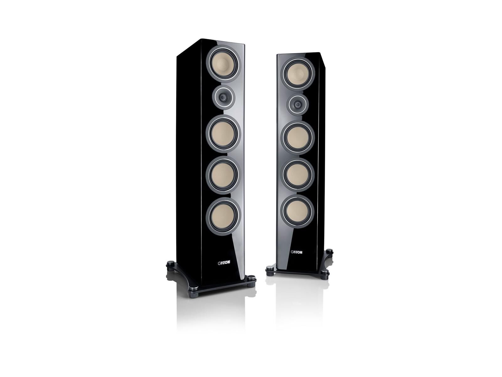 Canton A35 Standlautsprecher (Stück) schwarz hochglanz