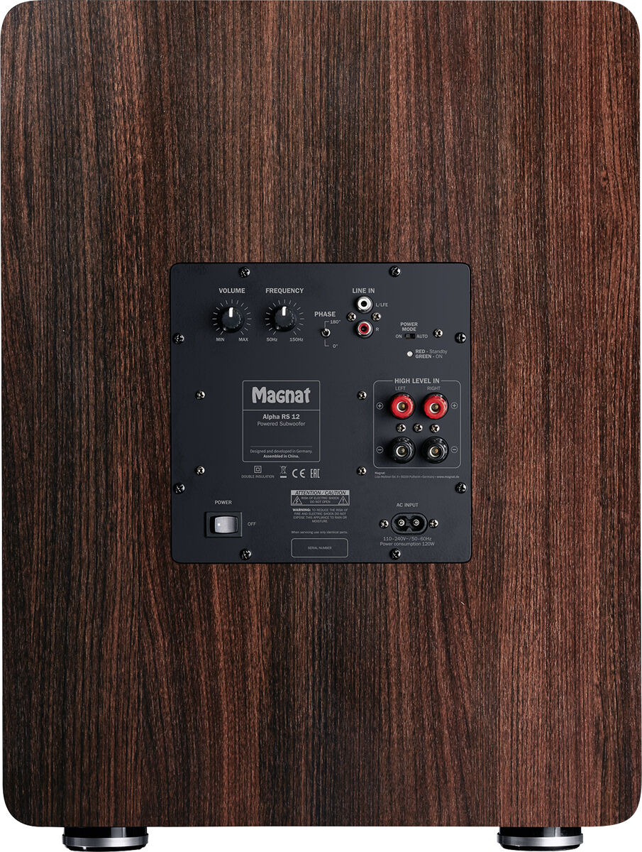 Magnat Alpha RS 12 Subwoofer mocca