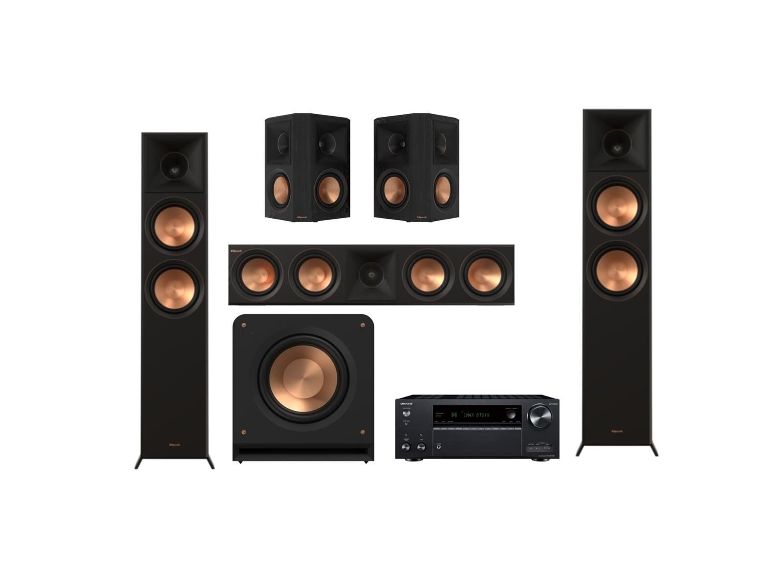 Klipsch 5.1 Heimkino Set mit Onkyo TX-NR6100