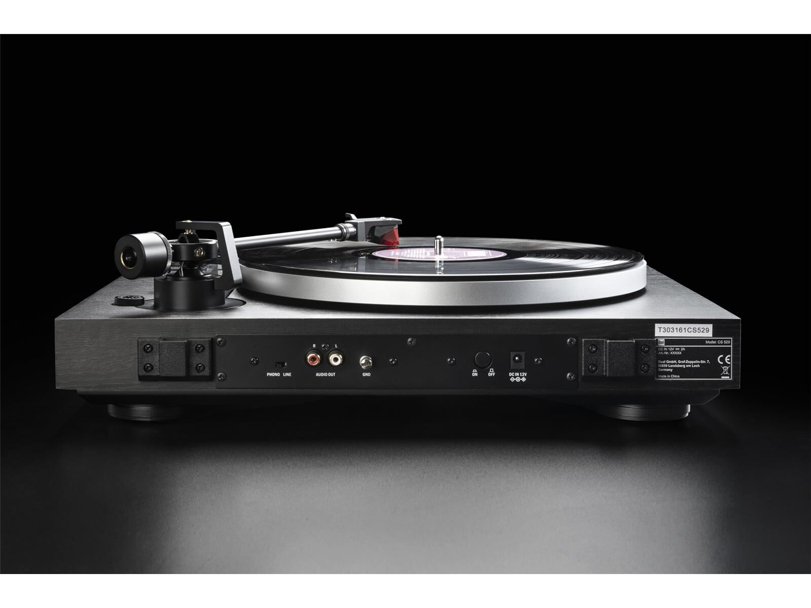 Dual CS 529 BT Automatischer Plattenspieler Schwarz