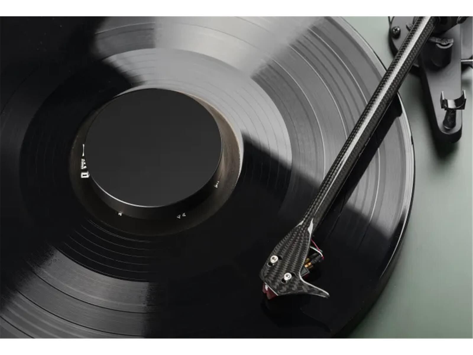 puck1 Pro-Ject Record Puck E schwarz Plattengewicht