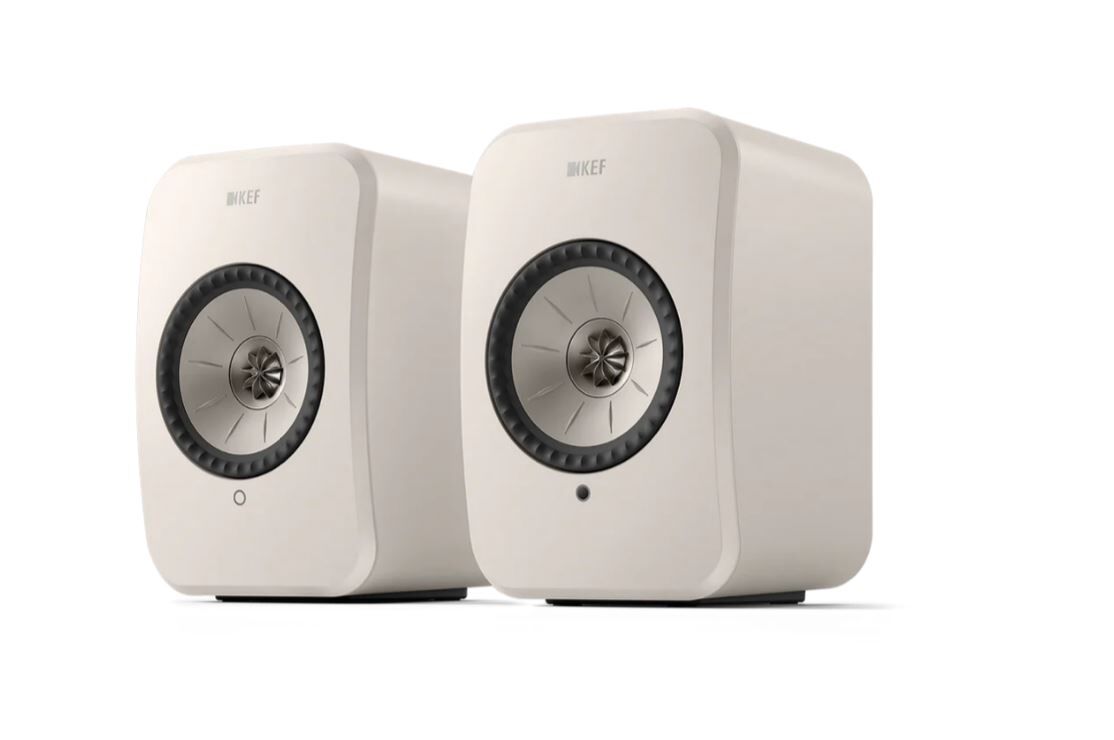 Kef LSX II LT WLAN Hifi Lautsprecher Stone White