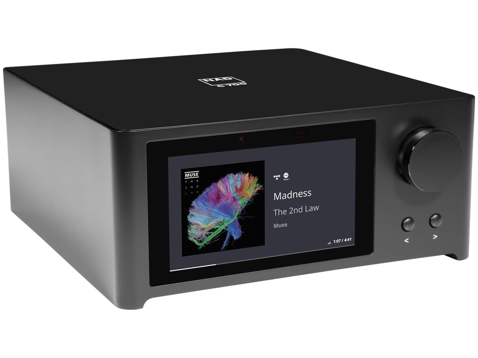 C 700 3_4 no background NAD C 700 Streaming Verstärker BlueOS
