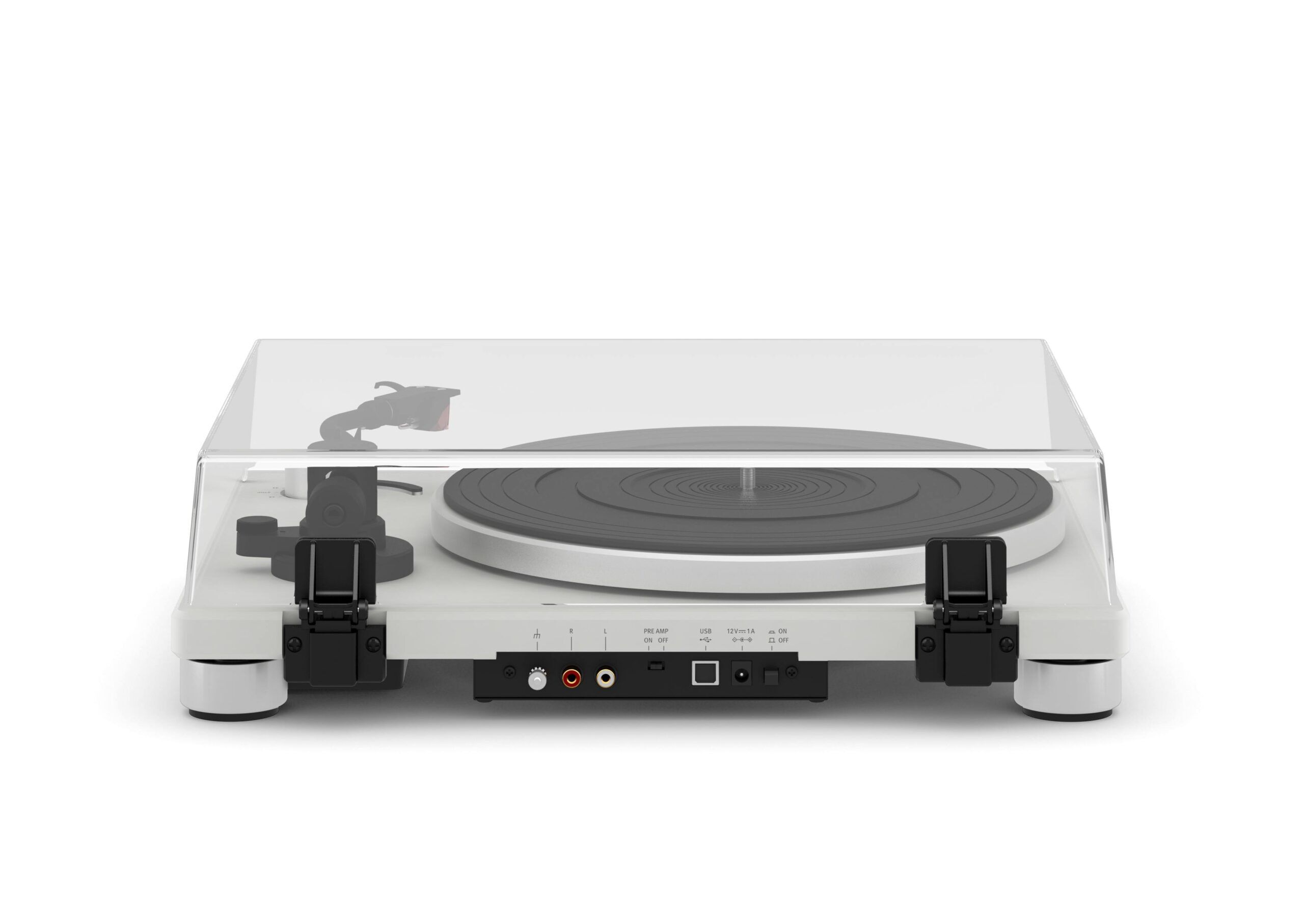 Sonoro Plattenspieler Platinum Automatic EAS weiß matt,silber