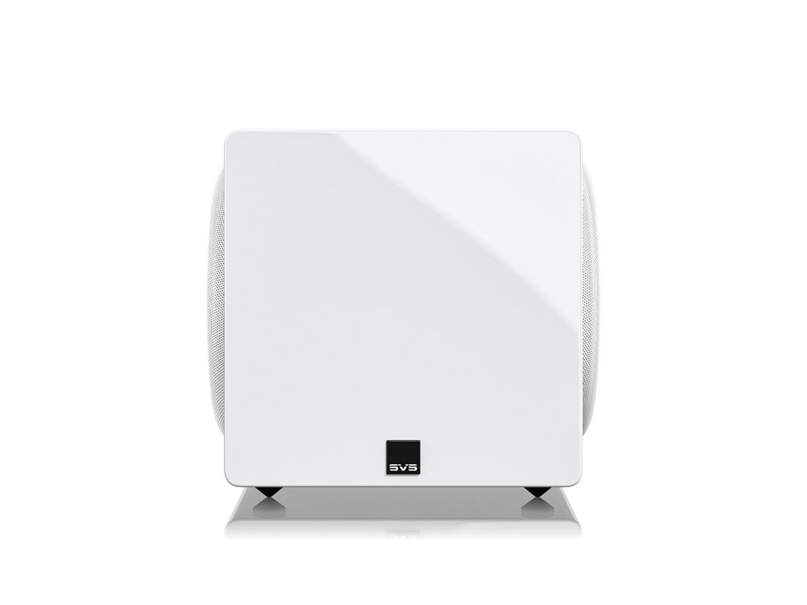 3000_micro_revolution weiß mit doppel Abdeckung.jpg SVS 3000 Micro R/Evolution Subwoofer hochglanz weiß