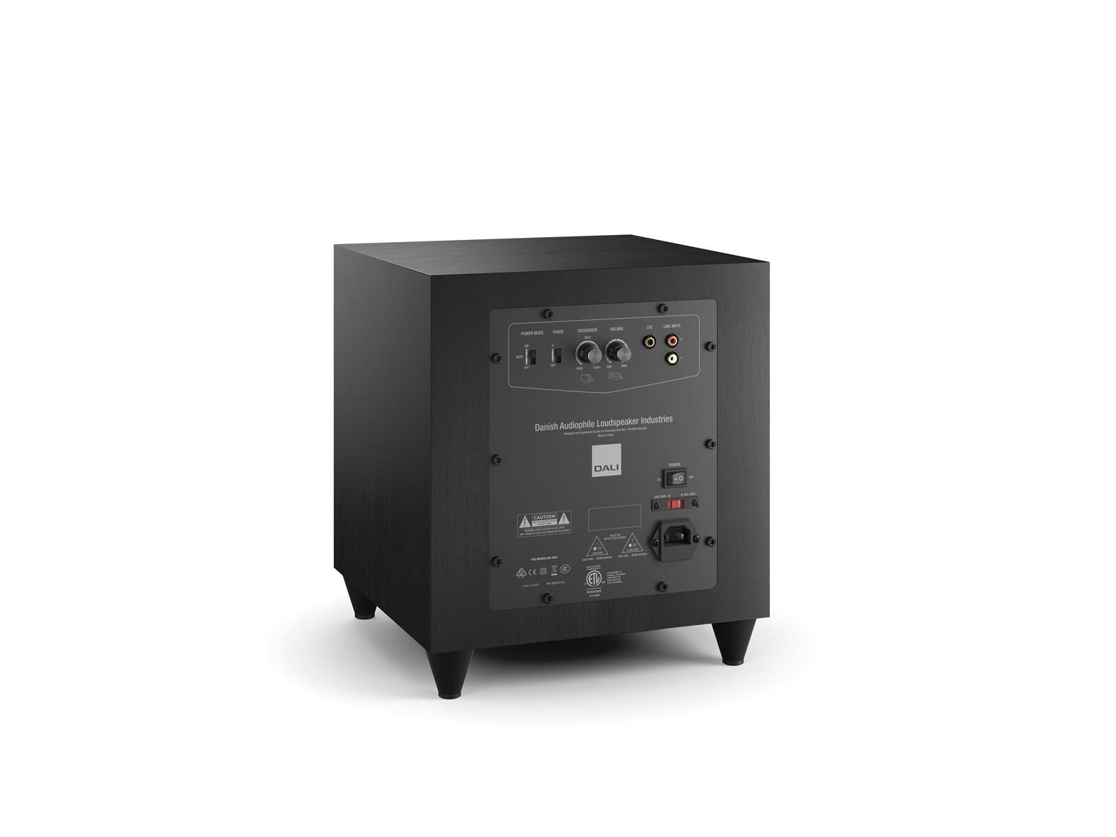DALI_SUBWOOFER C-8D_Black-Ash_rear side-4961x7016-bf5f082 Dali SUB C-8 D schwarz Aktiv-Subwoofer