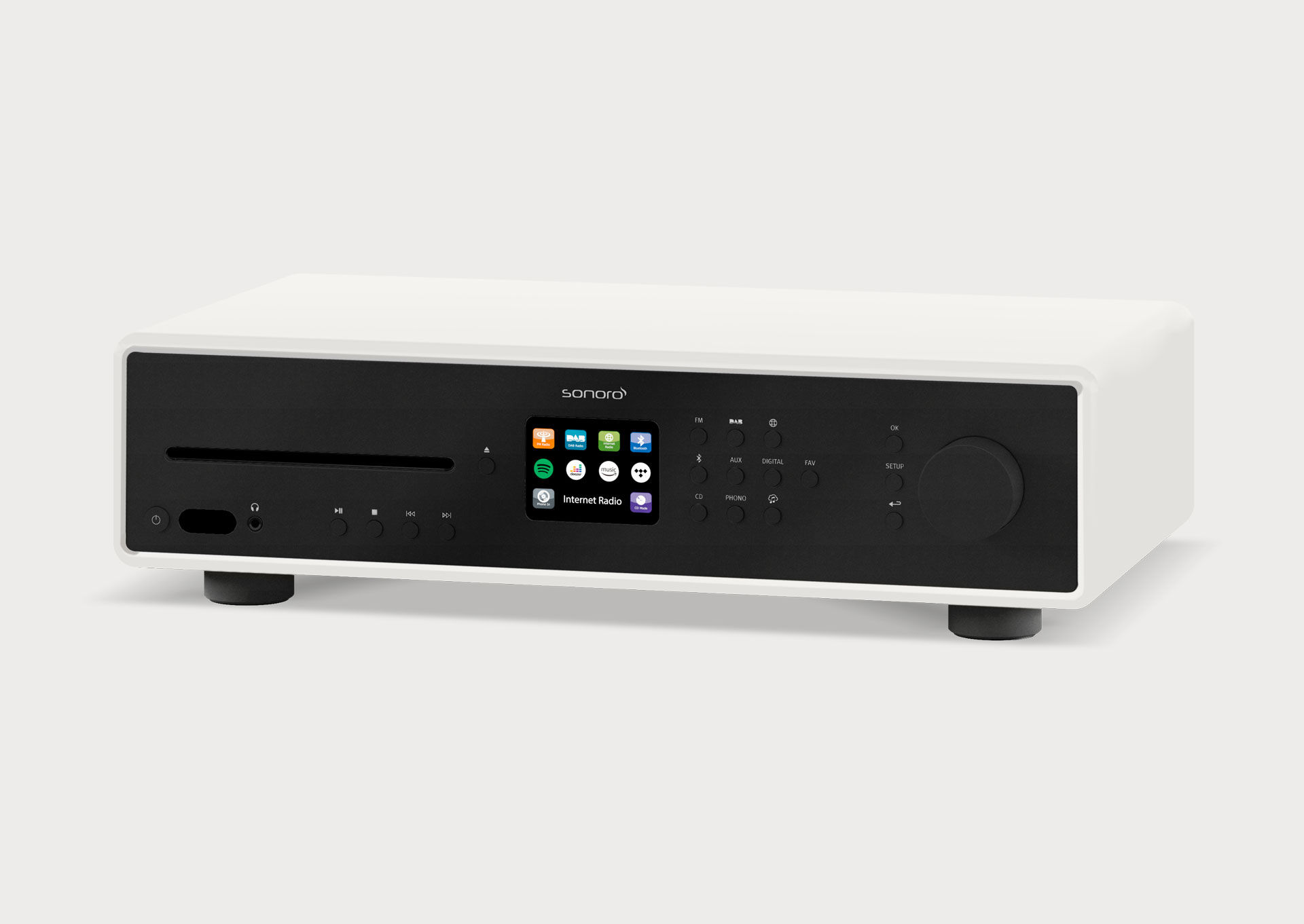 Sonoro Maestro Stereoreceiver Weiß Matt