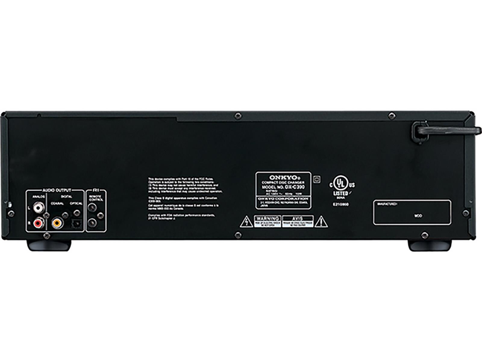 Onkyo DXC 390 6 Fach- CD-Wechsler schwarz