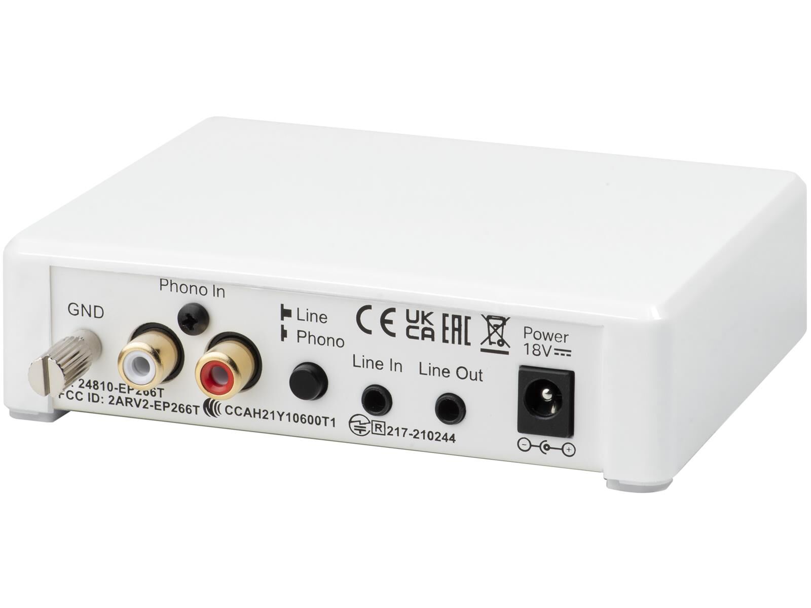 Pro-Ject Phono Box E BT5 weiß