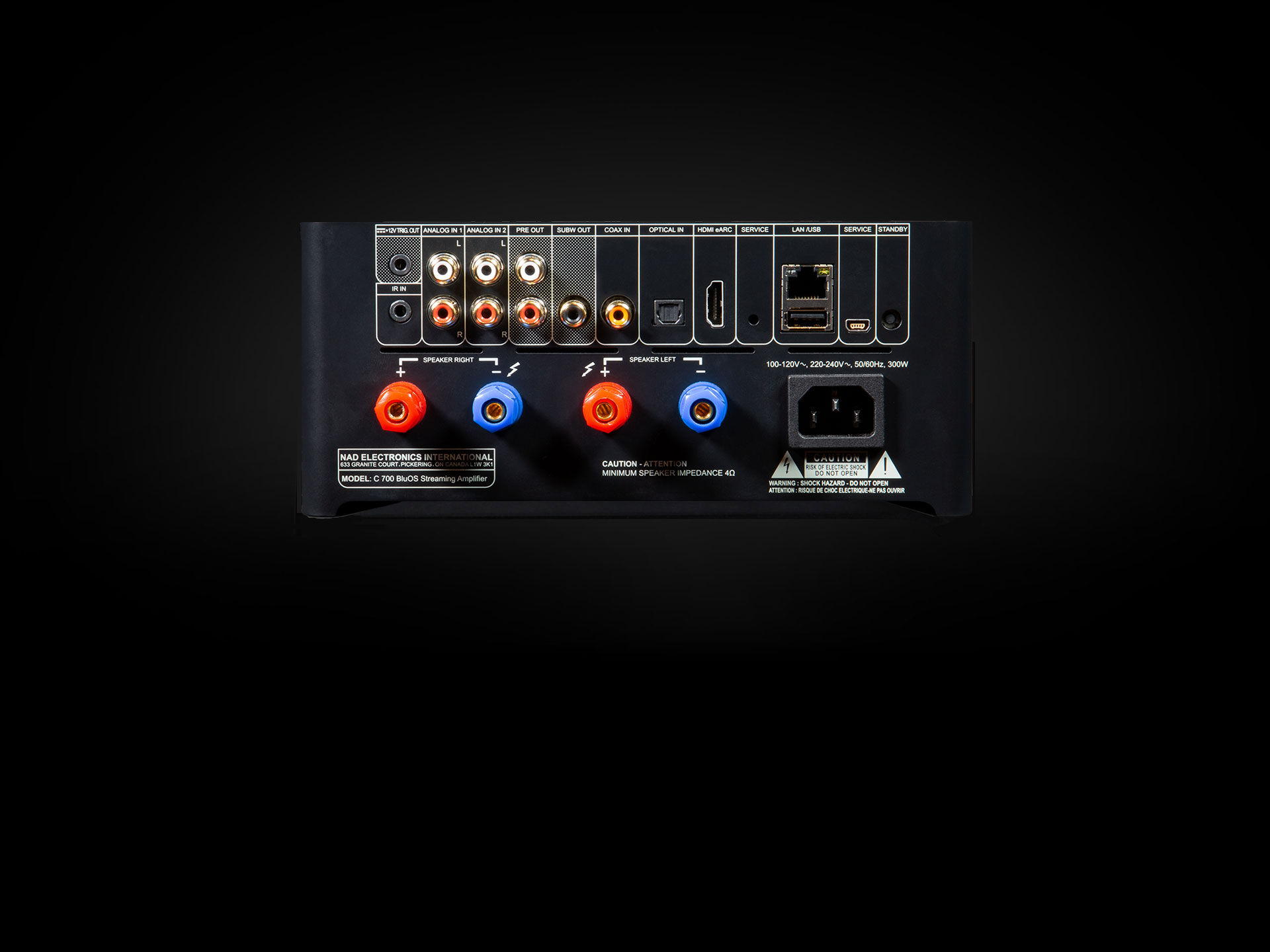 NAD C 700 + AudioQuest NRG X 1,8 m